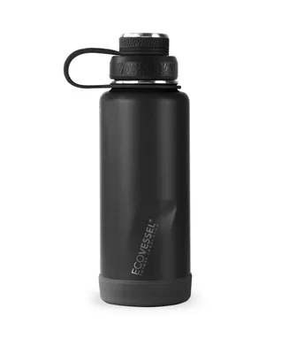 EcoVessel Boulder Trimax Insulated Stainless Steel Bottle Strainer and Silicone Bumper