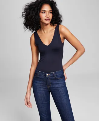 And Now This Women's Double-Layer V-Neck Bodysuit