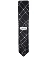 Calvin Klein Men's Stitch Plaid Tie