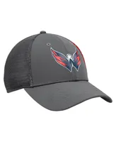 Men's Fanatics Charcoal Washington Capitals Authentic Pro Home Ice Trucker Snapback Hat