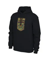 Men's Nike Black Virginia Cavaliers Veterans Camo Pullover Hoodie