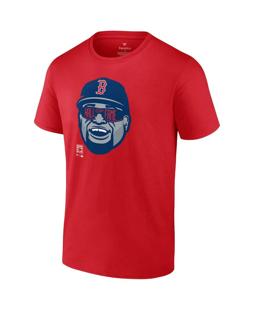 Men's Fanatics David Ortiz Red Boston Sox Hall of Fame T-shirt