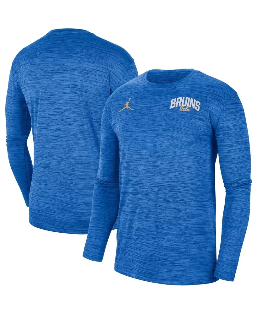 Men's Jordan Blue Ucla Bruins Sideline Game Day Velocity Performance Long Sleeve T-shirt