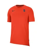 Men's Nike Orange Syracuse 2022 Coaches Uv Performance T-shirt