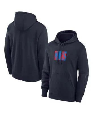 Men's Nike Blue Barcelona Fleece Pullover Hoodie