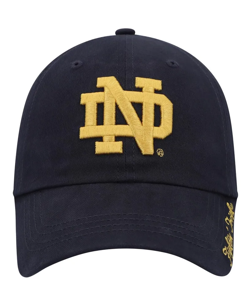 Women's '47 Brand Navy Notre Dame Fighting Irish Miata Clean Up Logo Adjustable Hat