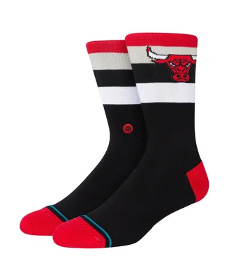 Men's Stance Chicago Bulls Stripe Crew Socks