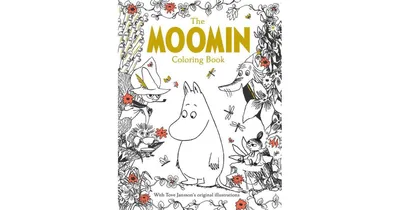 The Moomin Coloring Book (Official Gift Edition with Gold Foil Cover) by Tove Jansson