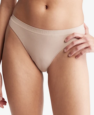 Calvin Klein Women's Bonded Flex Mid-Rise Thong Underwear QD3958