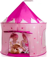 Play22 Foldable Princess Pink Castle Tent Glowing in The Dark