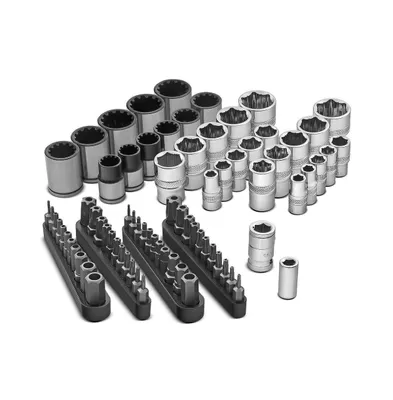 Powerbuilt 81 Piece Solutions Socket and Bit Set for Specialty and Damaged Fasteners