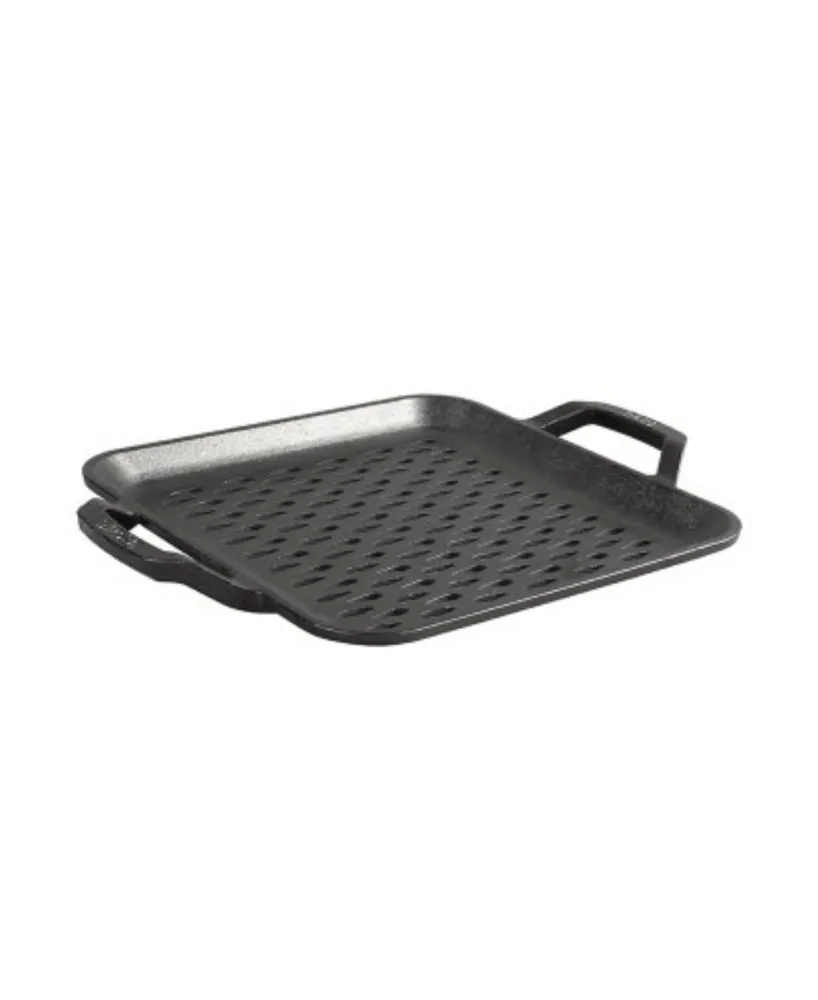 Lodge Cast Iron Chef Collection 11" Chef Style Square Grill Topper Cookware