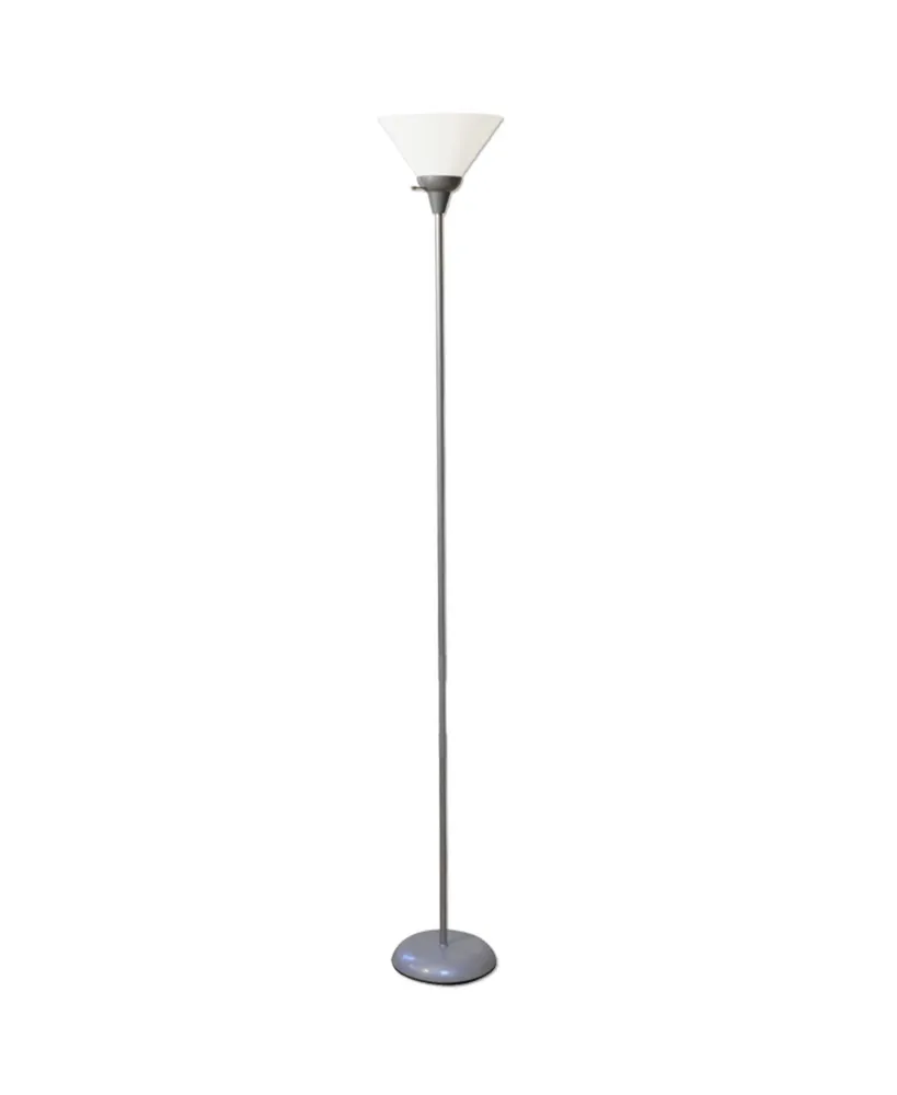 Lightaccents Mary Floor Lamp with White Cone Shade