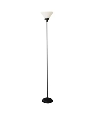 Lightaccents Mary Floor Lamp with White Cone Shade