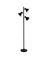 Dorm 3 Light Floor Lamp with 3 Adjustable Reading Room Lights by Lightaccents