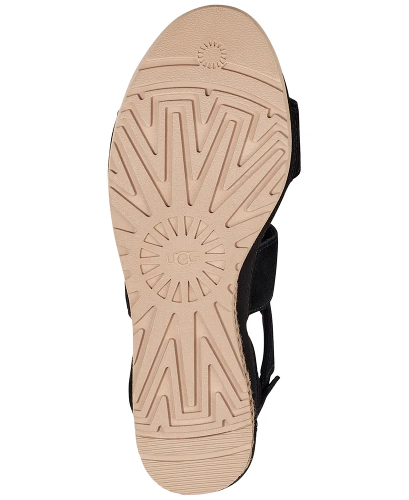 Ugg Women's Ileana Ankle-Strap Espadrille Platform Wedge Sandals