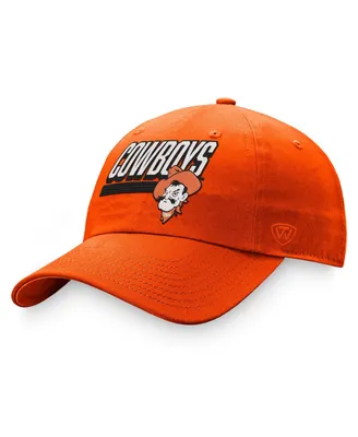 Men's Top of the World Orange Oklahoma State Cowboys Slice Adjustable Hat