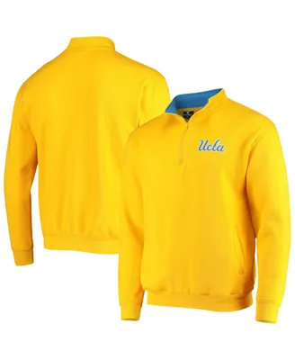 Men's Colosseum Gold Ucla Bruins Tortugas Logo Quarter-Zip Jacket