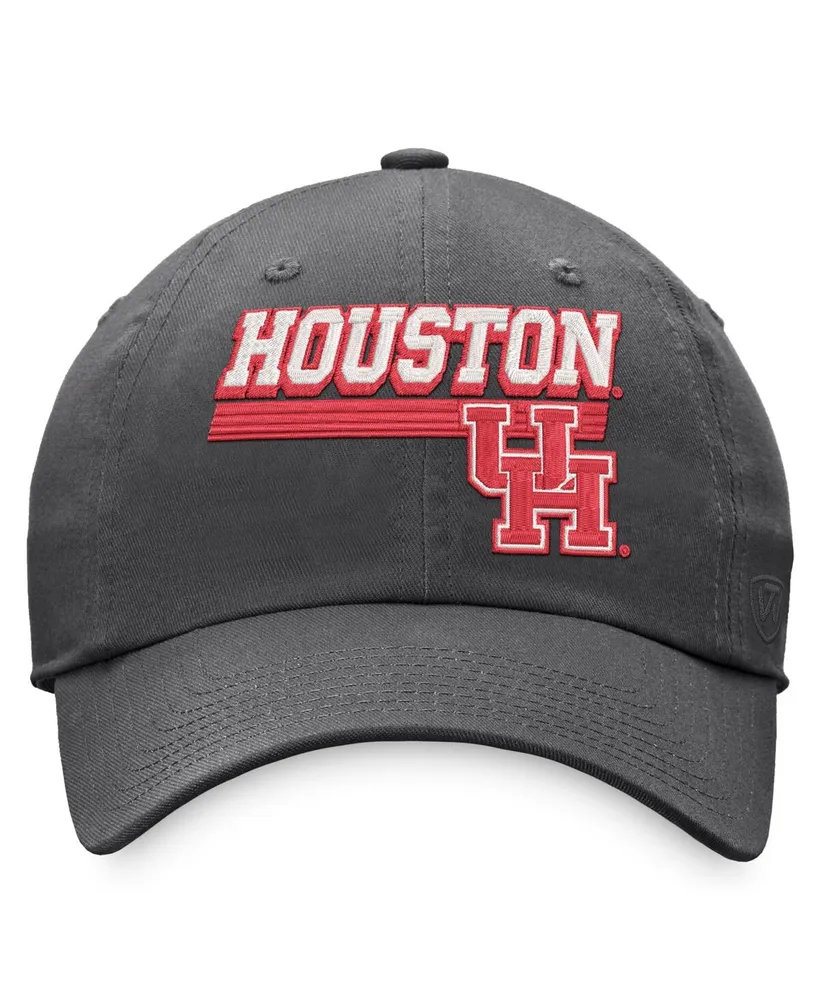 Men's Top of the World Charcoal Houston Cougars Slice Adjustable Hat