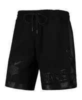 Men's Pro Standard Charlotte Hornets Triple Black Gloss Shorts