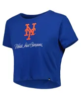 Women's New Era Royal York Mets Historic Champs T-shirt