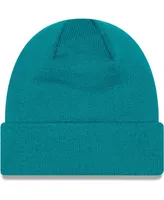 Men's New Era Turquoise Manchester United Seasonal Cuffed Knit Hat