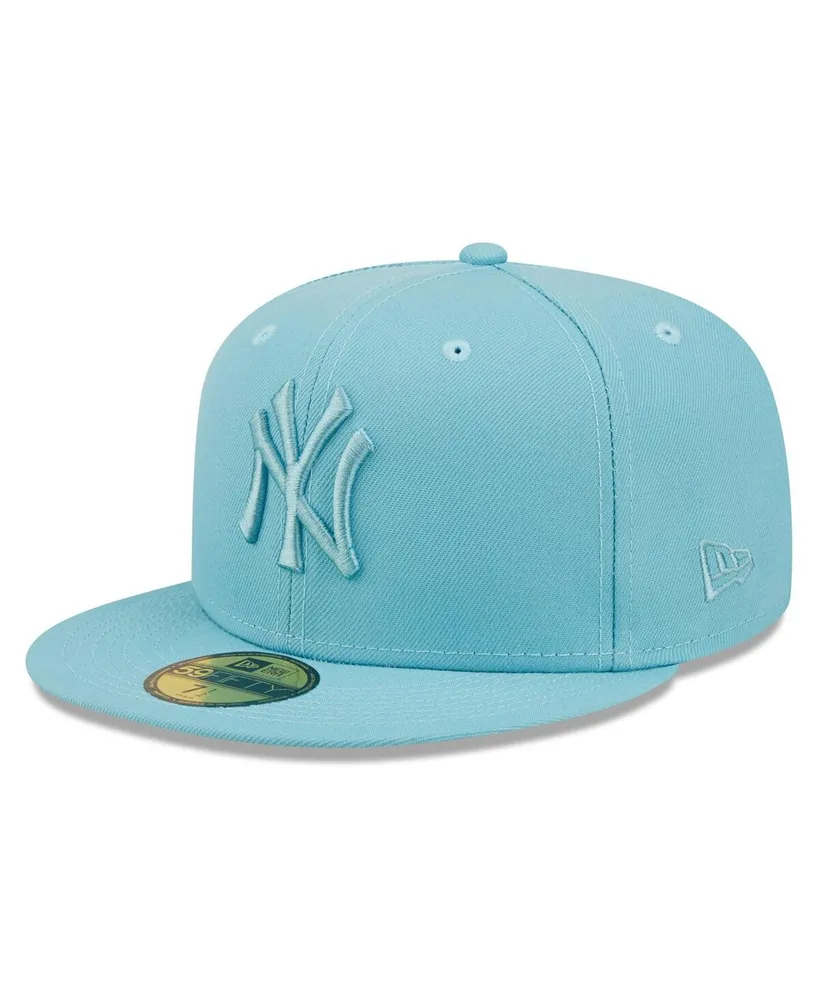 Men's New Era Light Blue York Yankees 2023 Spring Color Basic 59FIFTY Fitted Hat