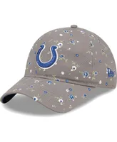 Women's New Era Graphite Indianapolis Colts Floral 9TWENTY Adjustable Hat