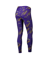 Women's Concepts Sport Purple Baltimore Ravens Breakthrough Allover Print Leggings