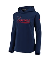 Women's Fanatics Navy Washington Capitals Authentic Pro Pullover Hoodie