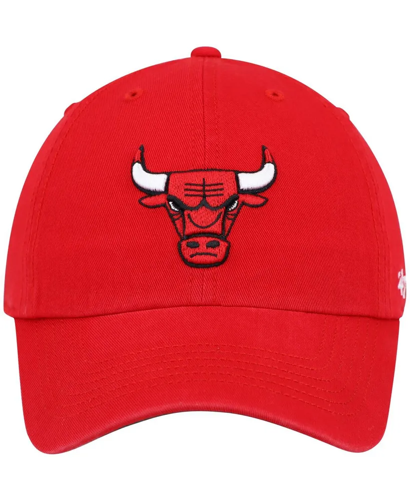 Men's '47 Brand Red Chicago Bulls Franchise Fitted Hat