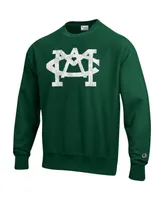 Men's Champion Green Michigan State Spartans Vault Logo Reverse Weave Pullover Sweatshirt