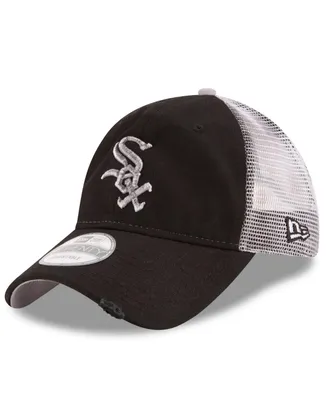 Men's New Era Black Chicago White Sox Team Rustic 9TWENTY Adjustable Hat