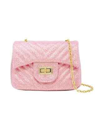 Classic Glitter Wave Handbag for Girls