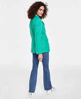 Karl Lagerfeld Paris Women's Sailor Flared-Leg Jeans