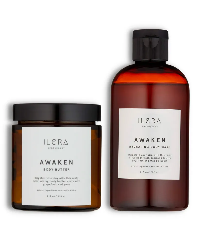 Ilera Apothecary Awaken Body Butter and Body Wash Bundle