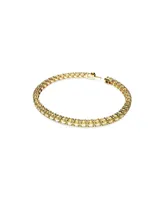 Swarovski Crystal Round Cut Matrix Tennis Bracelet