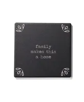 American Atelier 4.25'' D Happy Place Ceramic Coasters Set, 4 Piece