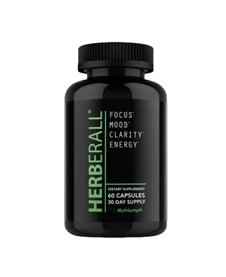 Herberall - Improve Memory & Concentration, Focus Brain Support Supplement + All