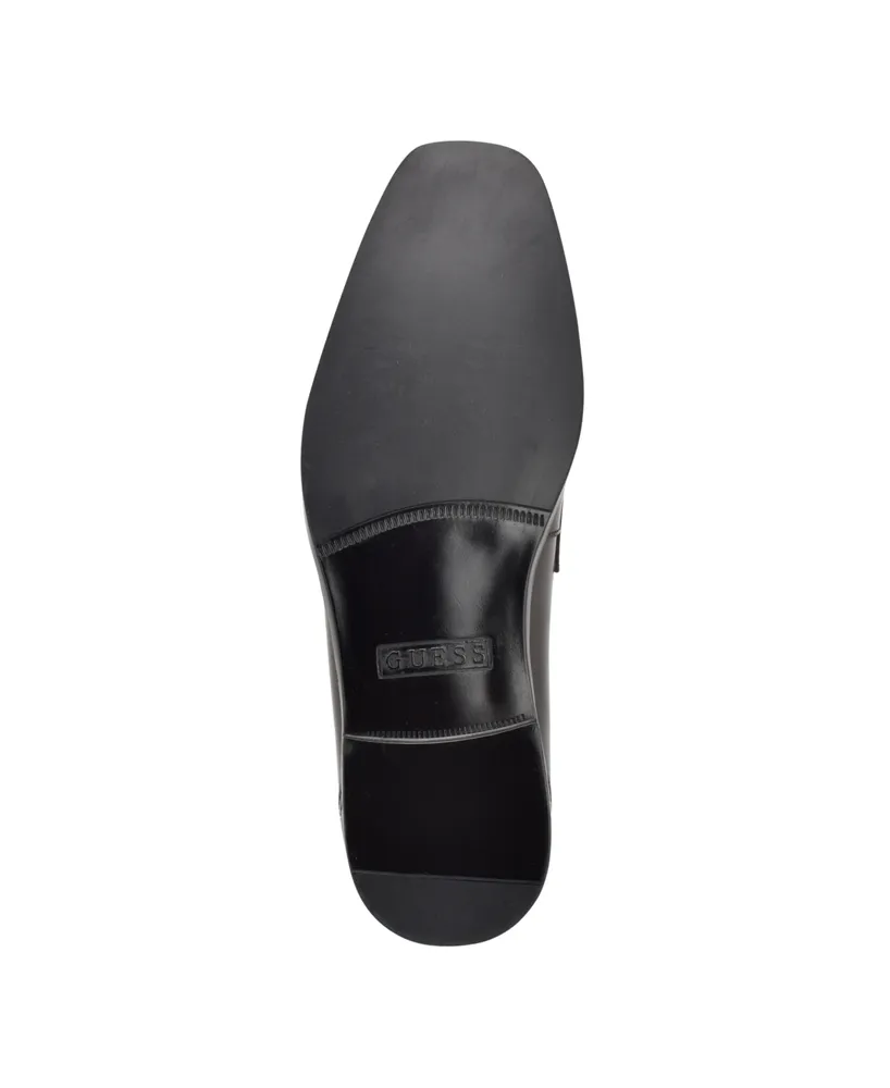 Guess Men's Hemmer Square Toe Slip On Dress Loafers