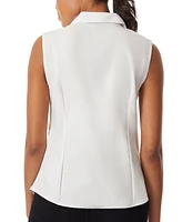 Jones New York Women's Cotton Easy-Care Sleeveless Shirt