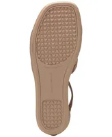 Lucky Brand Women's Nayda T-Strap Gladiator Flat Sandals