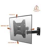 MegaMounts 17-42 Inch Full Motion, Tilt & Swivel Wall Mount