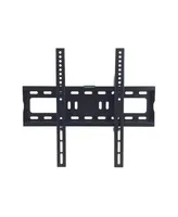 MegaMounts Heavy Duty Matte Black Finish Fixed Television Wall Mount for 26 - 55 Inch Plasma/Lcd/Led Televisions