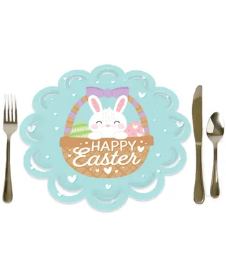 Spring Easter Bunny Happy Easter Party Paper Chargers Place Setting For 12