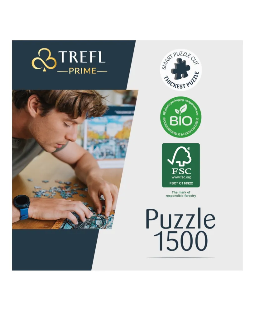 Trefl Prime 1500 Piece Puzzle- Romantic Sunset Vernazza, Liguria, Italy