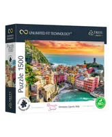 Trefl Prime 1500 Piece Puzzle- Romantic Sunset Vernazza, Liguria, Italy