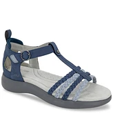 Jbu Women's Prague T-Strap Sport Sandals