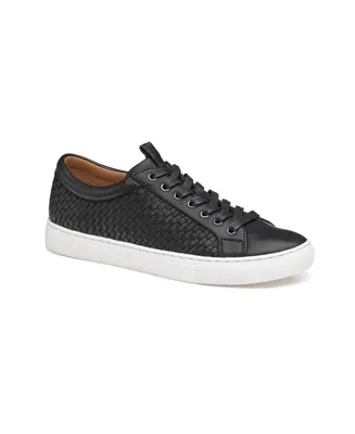 Johnston & Murphy Men's Banks Woven Lace-to-Toe Lace-Up Sneakers