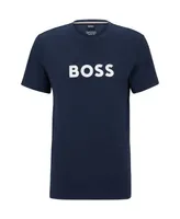 Boss by Hugo Men's Cotton Contrast Logo Relaxed-Fit T-shirt